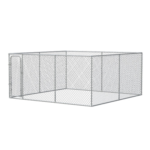 172.2 Sq. Ft. Dog Playpen Outdoor with Galvanized Steel Frame, for Small and Medium Dogs, 13' L x 13' W x 5.9' H