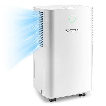 1750 Sq. Ft 32 Pints Dehumidifier with Auto Defrost and 24H Timer Drain Hose, White Dehumidifiers   at Gallery Canada