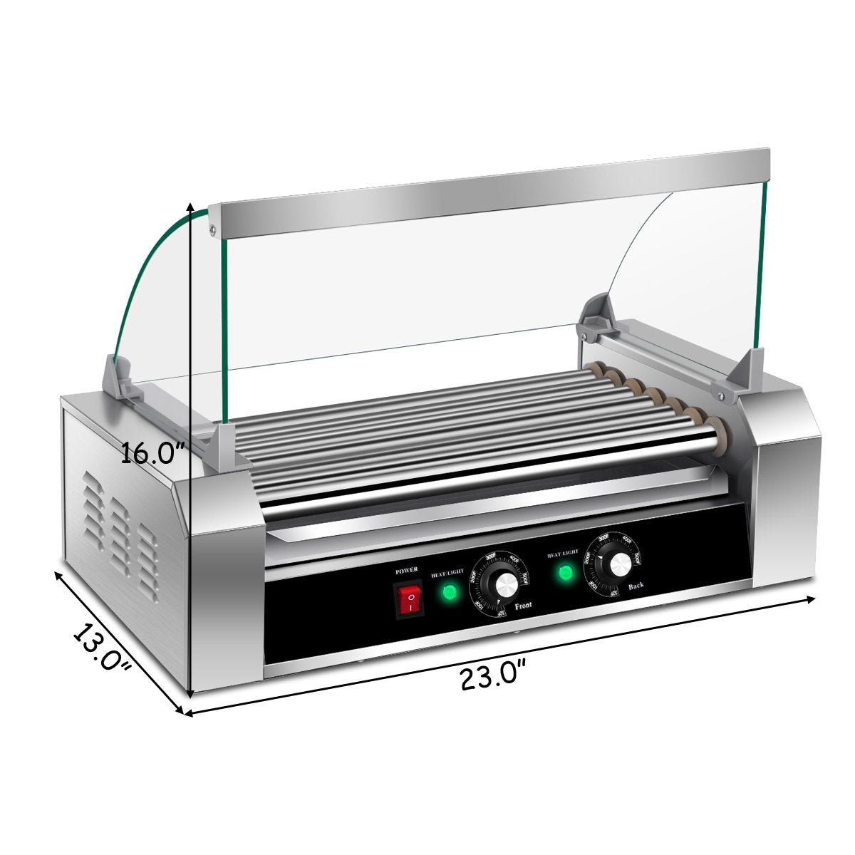 18 Hot Dog 7 Roller Grill Commercial Cooker, Silver Food Warmers & Burners   at Gallery Canada