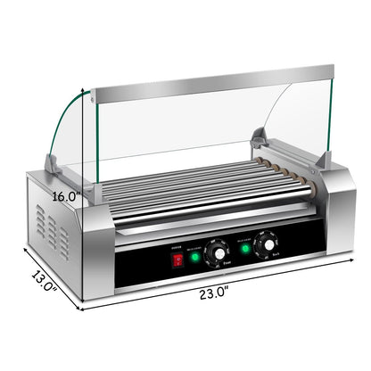 18 Hot Dog 7 Roller Grill Commercial Cooker, Silver Food Warmers & Burners   at Gallery Canada