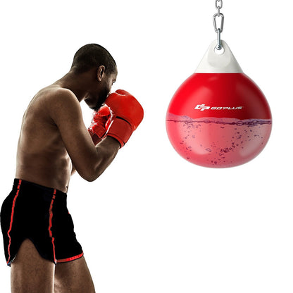 18 Inch 110 Pound Heavy Punching Water Aqua Bag with Adjustable Metal Chain, Red Boxing & Martial Arts   at Gallery Canada