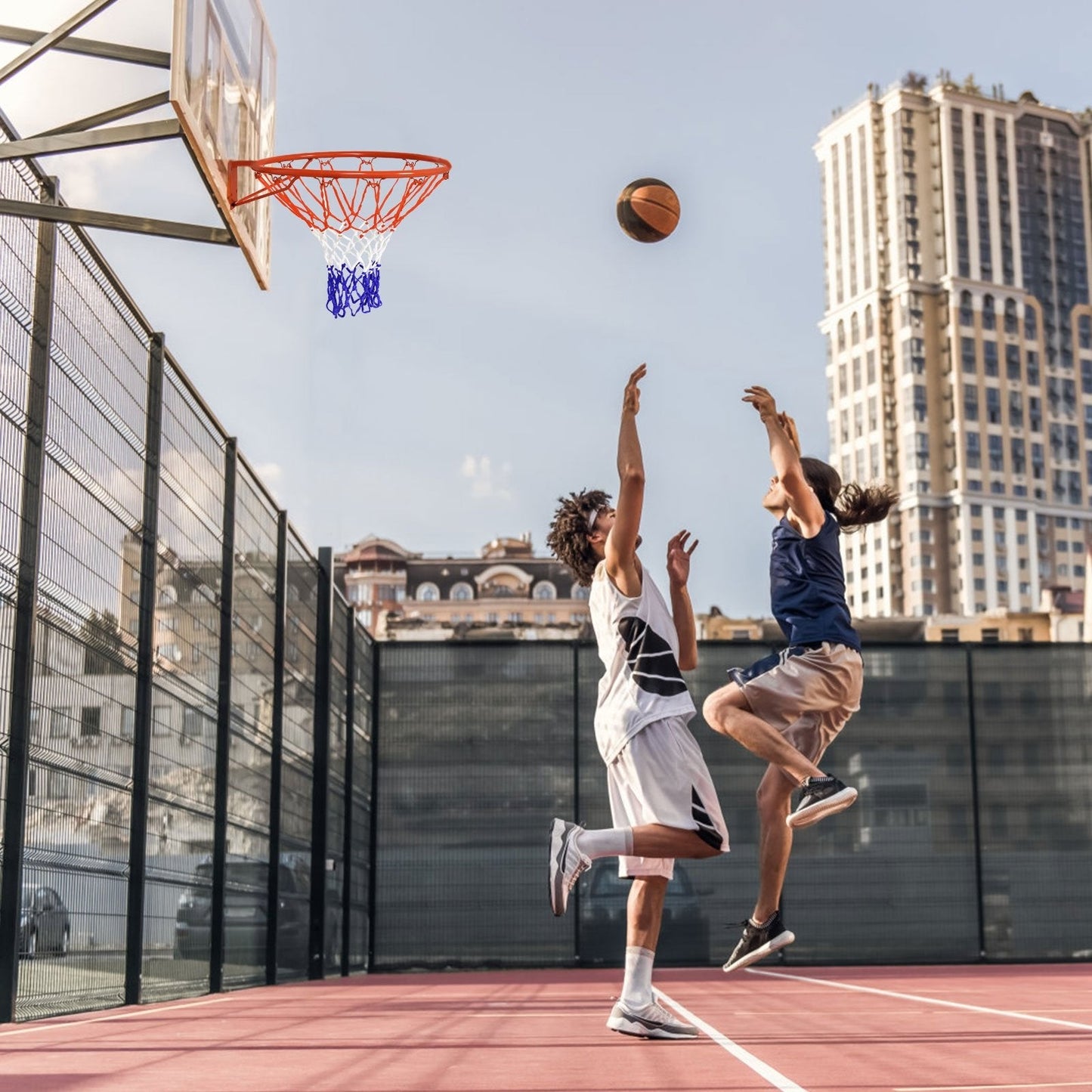 18 inch Wall Mounted Basketball Hoop, Red Sport Equipments   at Gallery Canada