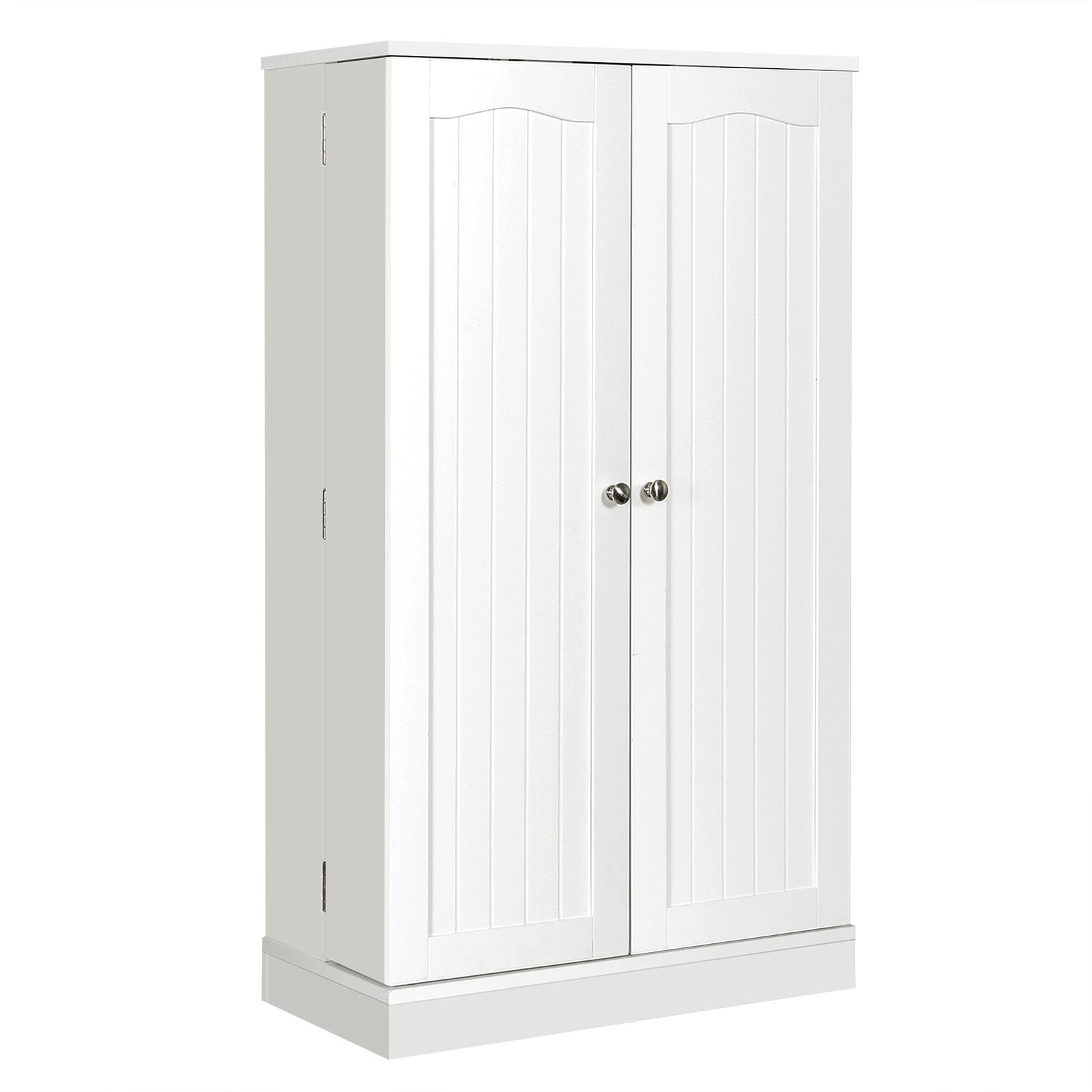 2-Door Kitchen Storage Cabinet Pantry Cabinet with 6 Adjustable Shelves, White Sideboards Cabinets & Buffets   at Gallery Canada