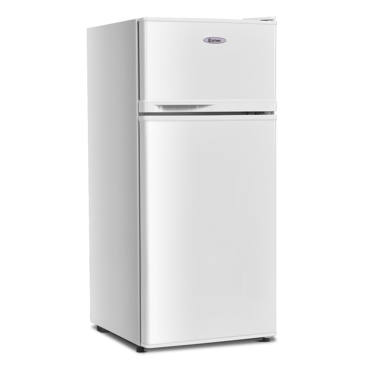 2 Doors Cold-rolled Sheet Compact Refrigerator, White Refrigerators   at Gallery Canada