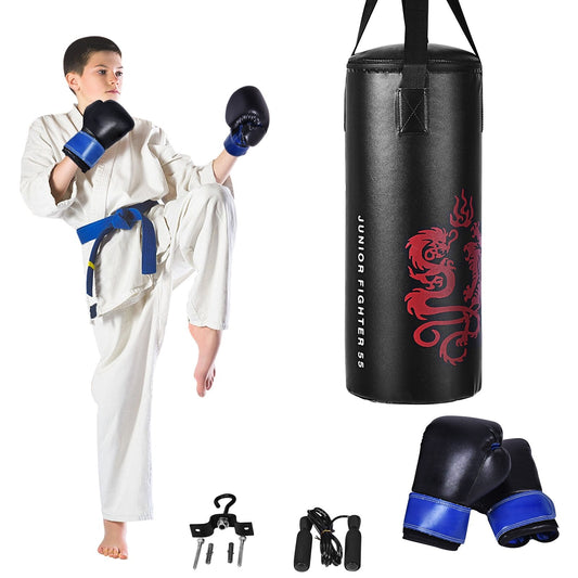 2 Feet Kids Gloves Skipping Rope Boxing Set, Black Boxing & Martial Arts   at Gallery Canada