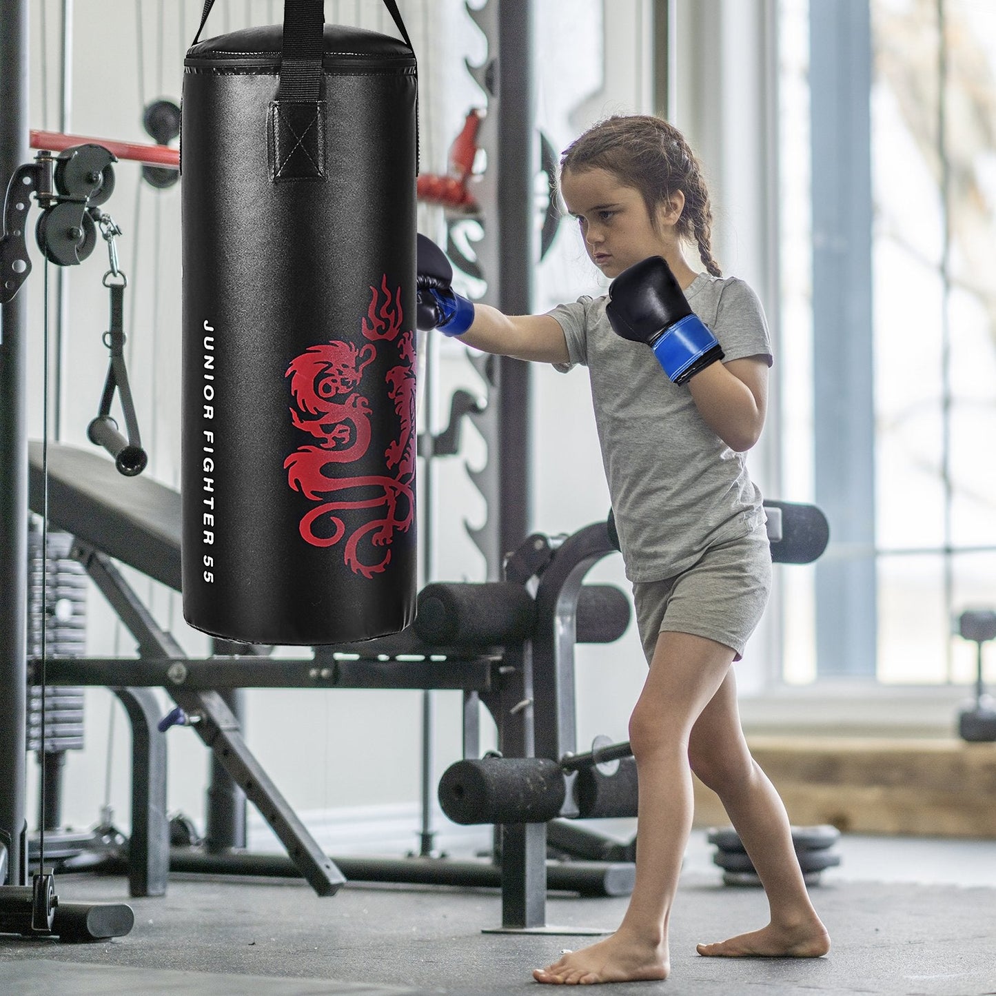 2 Feet Kids Gloves Skipping Rope Boxing Set, Black Boxing & Martial Arts   at Gallery Canada