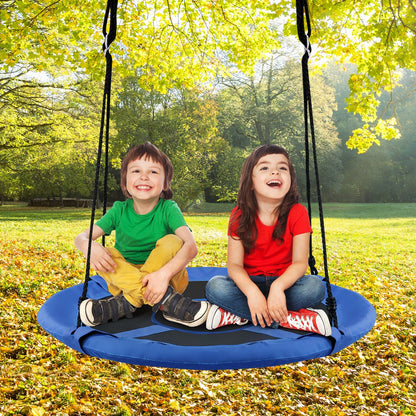 2-in-1 40 Inch Kids Hanging Chair Detachable Swing Tent Set, Blue Swing & Playsets   at Gallery Canada