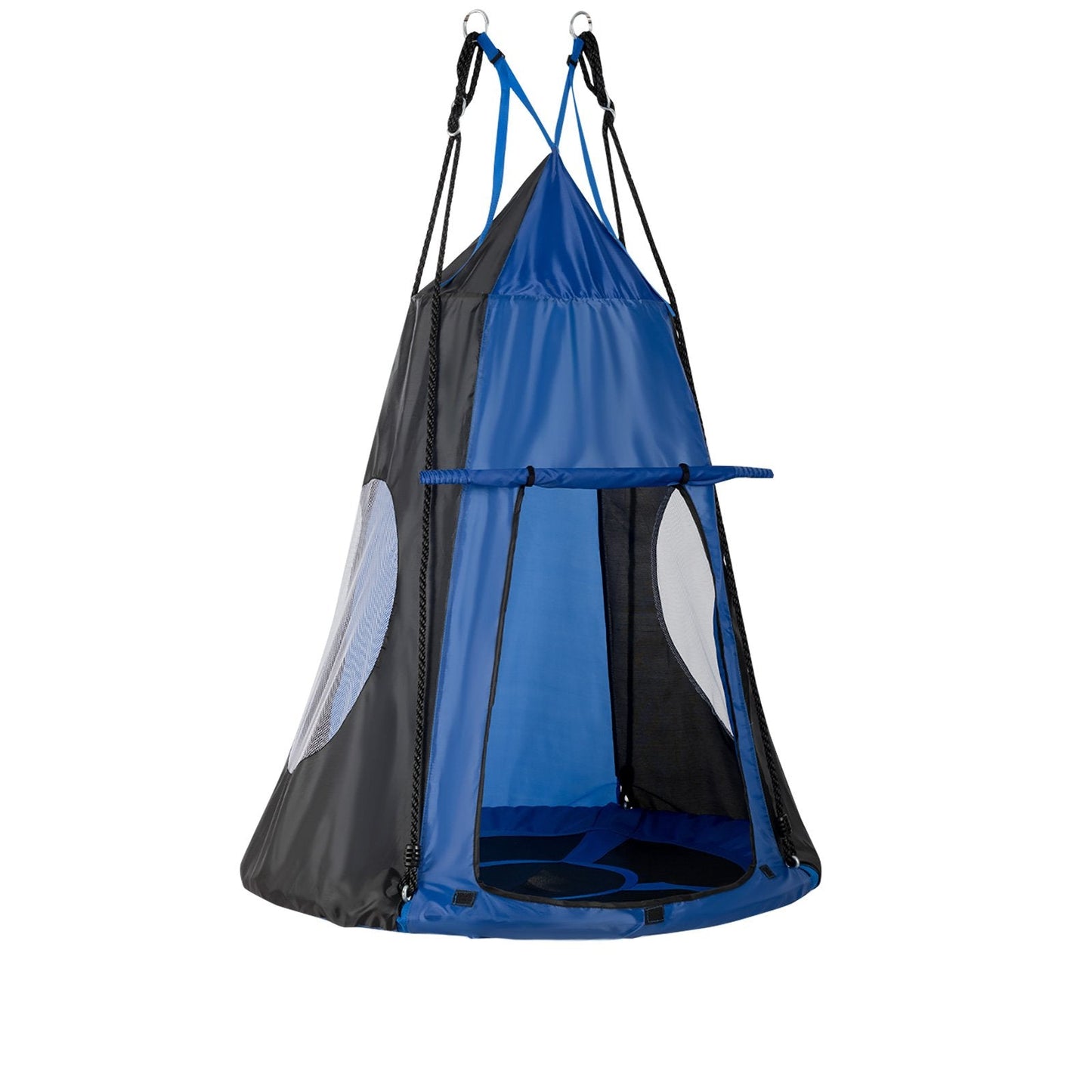 2-in-1 40 Inch Kids Hanging Chair Detachable Swing Tent Set, Blue Swing & Playsets   at Gallery Canada