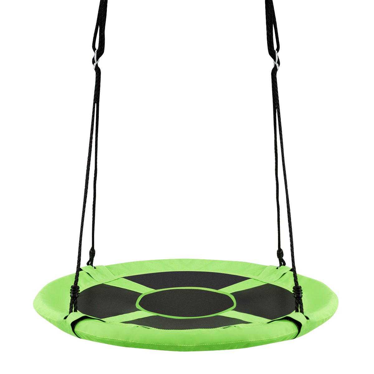 2-in-1 40 Inch Kids Hanging Chair Detachable Swing Tent Set, Green Swing & Playsets   at Gallery Canada