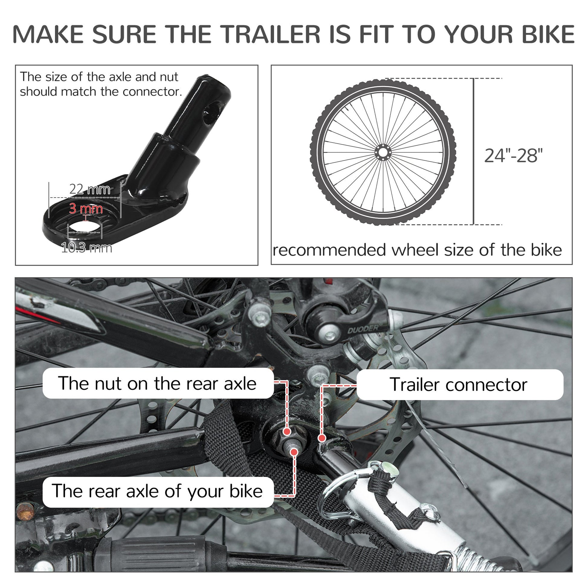 2-in-1 Dog Bike Trailer for Large Dogs, Red Dog Bike Trailers & Strollers   at Gallery Canada