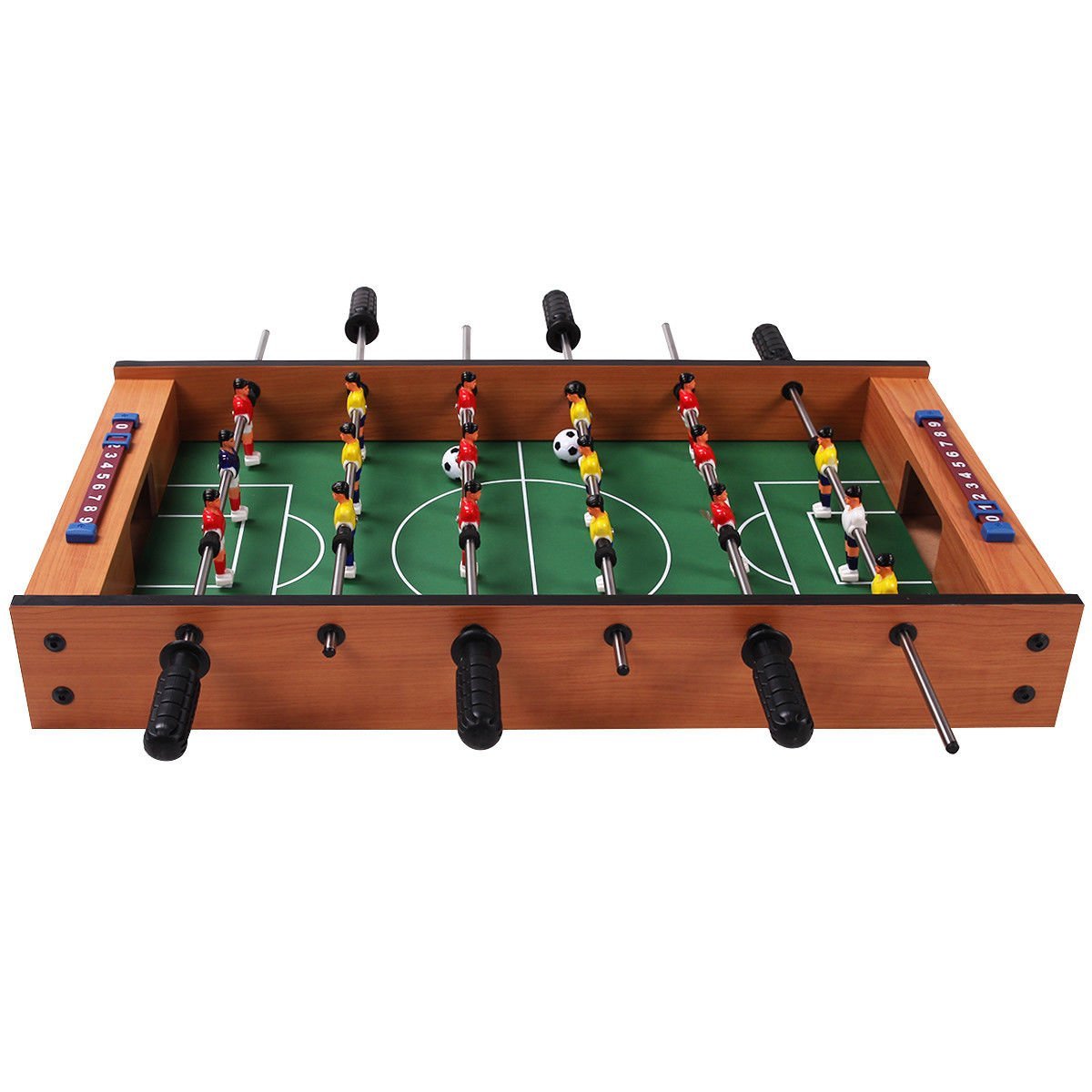 2 in 1 In/Outdoor Air Hockey Foosball Game Table, Brown Game Room   at Gallery Canada