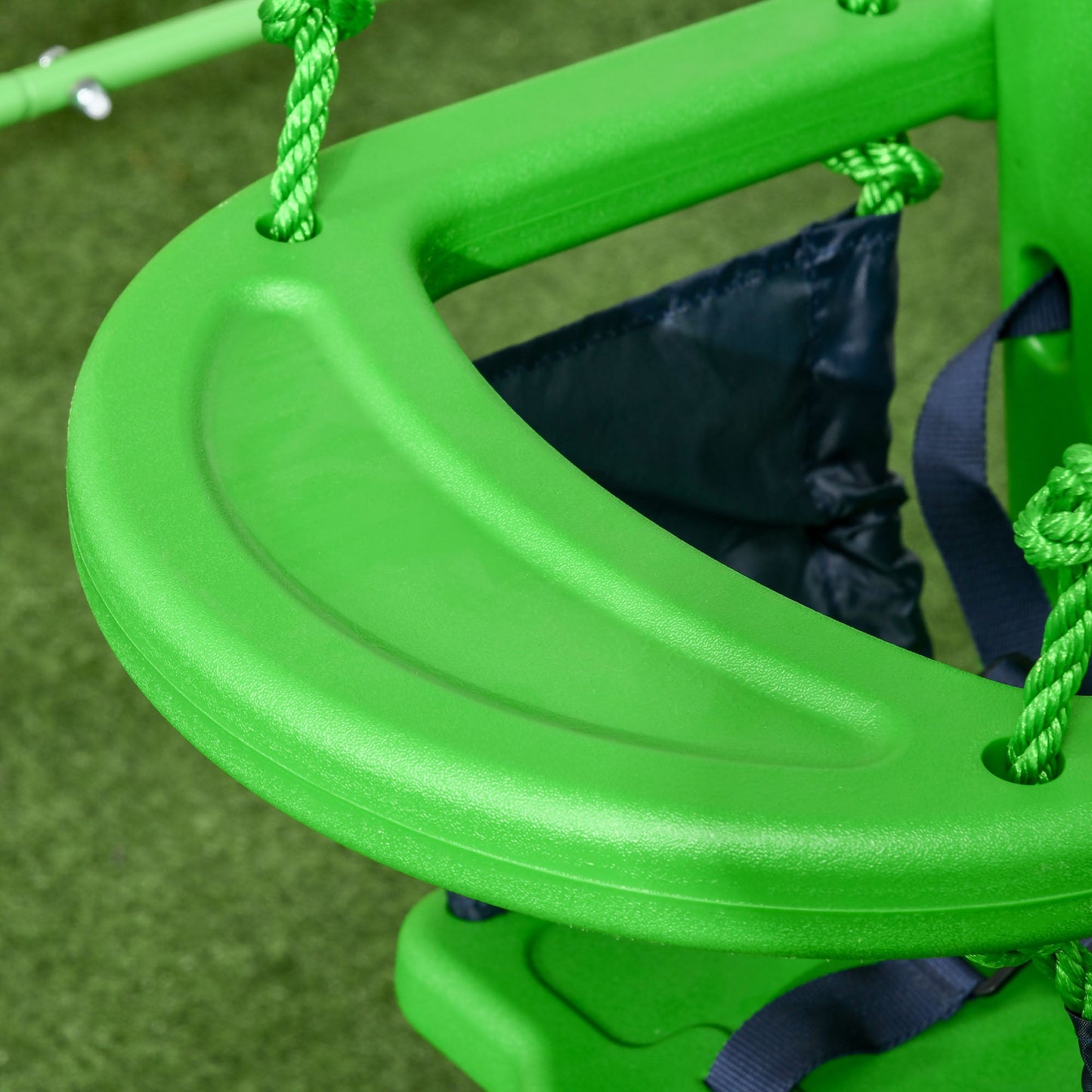 2 in 1 Swing Set for Toddlers with Safety Harness for 3-36 Months Gym Sets & Swings   at Gallery Canada