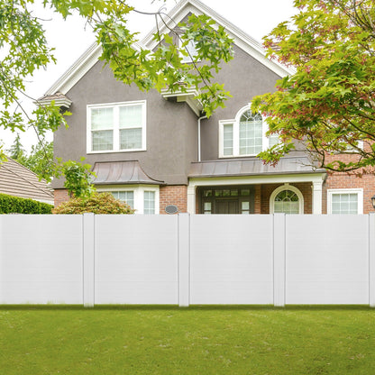 2-Pack Outdoor Picket Fence with 3 Cuspidal Foot Stakes, White Decorative Fencing & Flooring   at Gallery Canada