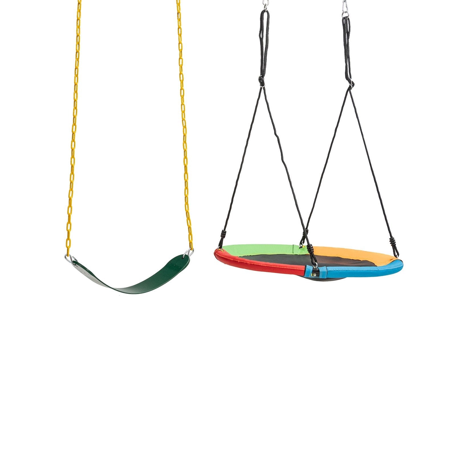 2-Pack Swing Set Swing Seat Replacement and Saucer Tree Swing (Without Stand), Multicolor Swing & Playsets   at Gallery Canada