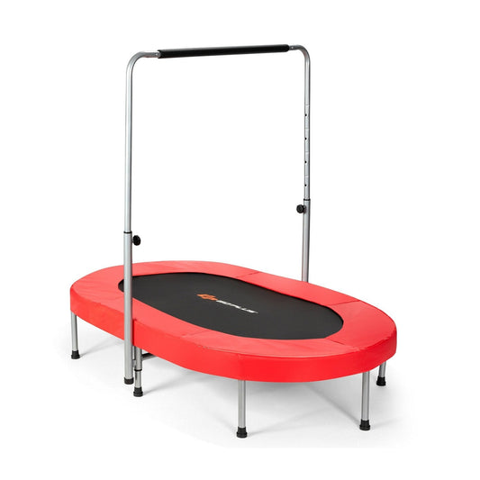 2-Person Foldable Mini Kids Fitness Rebounder Trampoline, Red Trampolines   at Gallery Canada