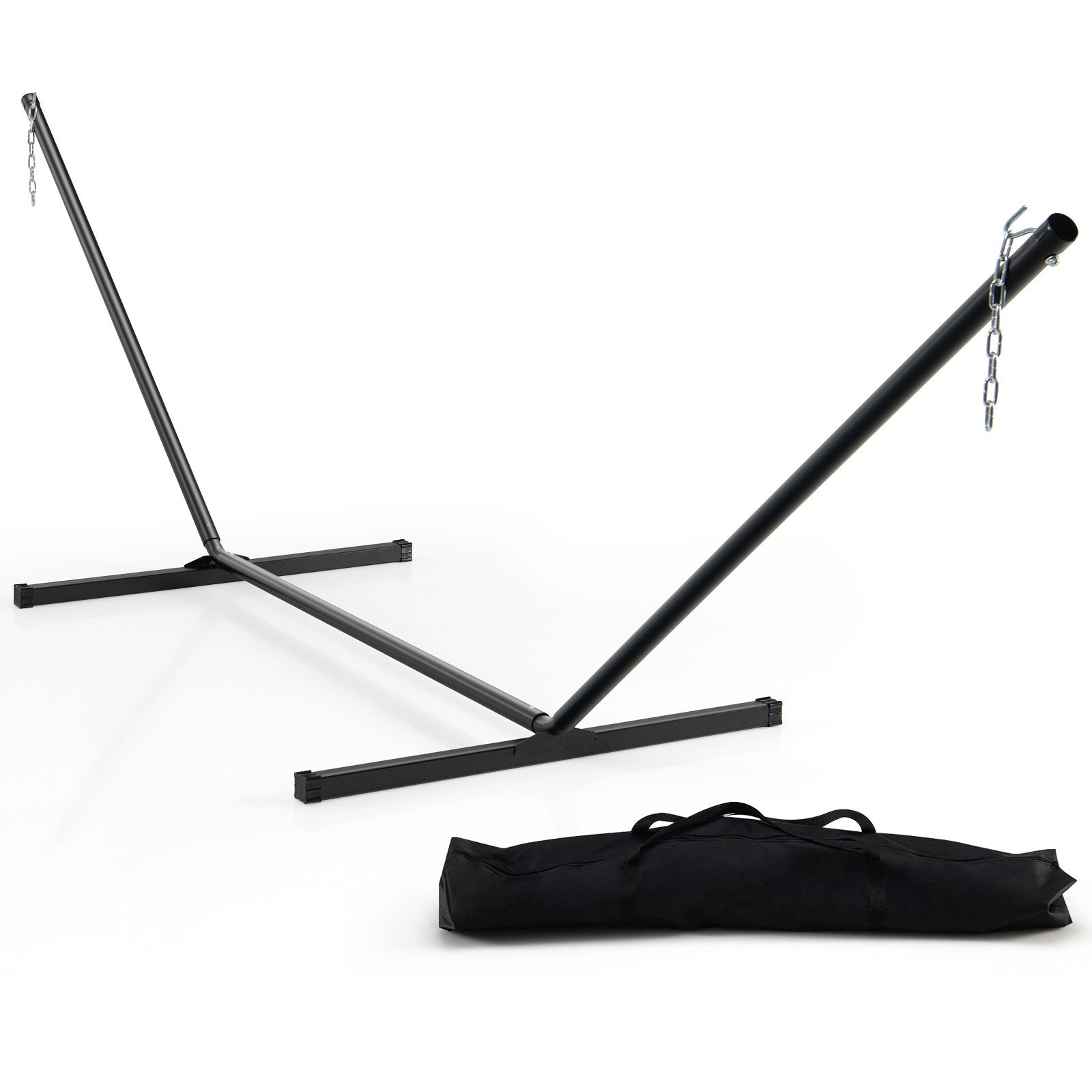 2-Person Heavy-Duty Hammock Stand with  Storage Bag, Black Hammocks   at Gallery Canada