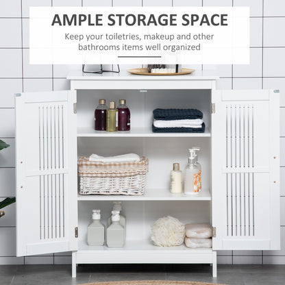 Small Bathroom Storage Set: Wall Mount Medicine Cabinet & Floor Cabinet, White Storage Cabinets   at Gallery Canada