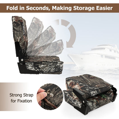 2-Piece Folding Boat Seat Set with Sponge Padding, Camouflage Water Sports   at Gallery Canada