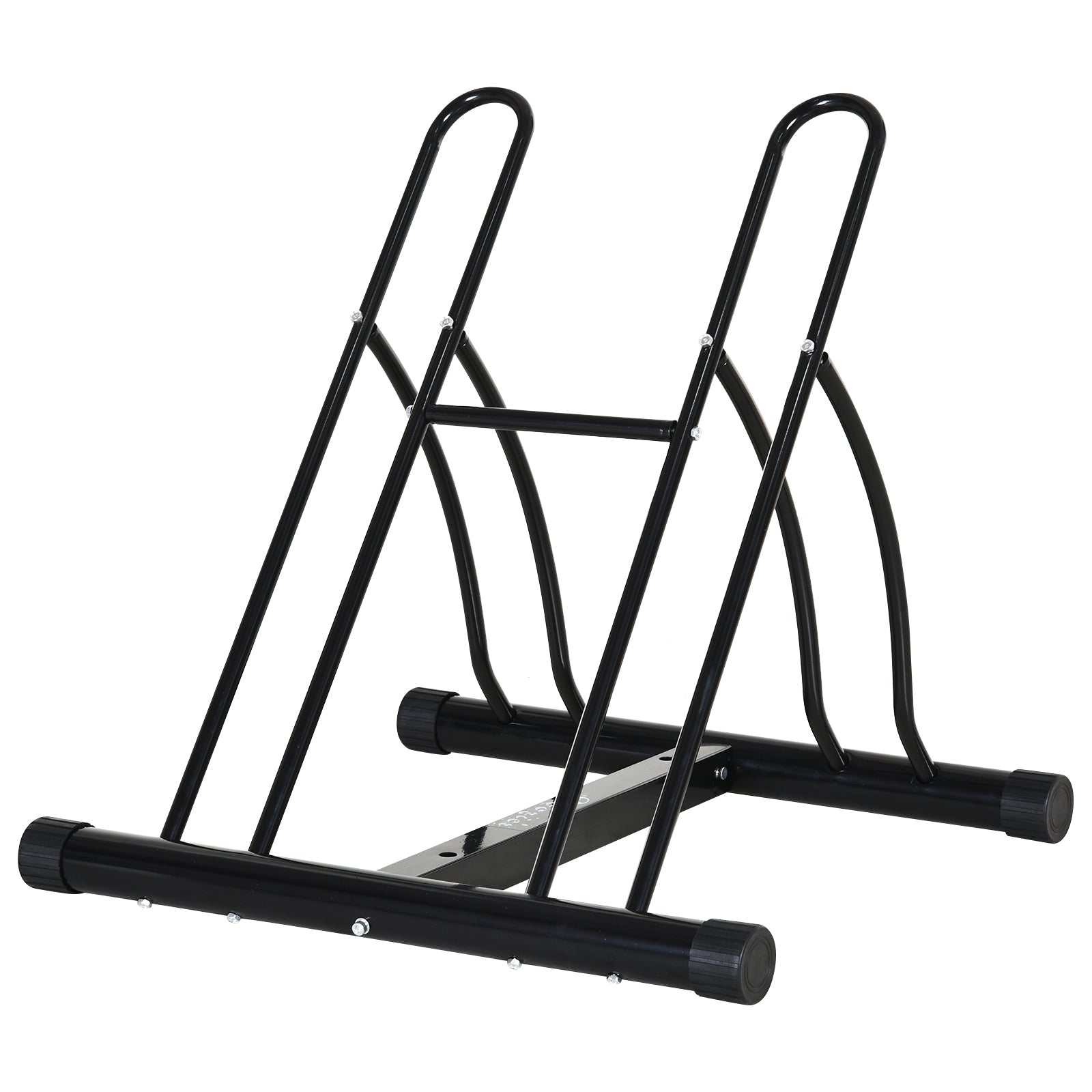 2 Rack Bicycle Floor Stand Bike Parking Garage, Indoor and Outdoor Storage Bike Parking Stands   at Gallery Canada