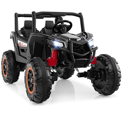 2-Seater Kids Ride on UTV with 2.4G Remote Control for over 3 Years Old Children, Black Powered Ride On Toys Black  at Gallery Canada