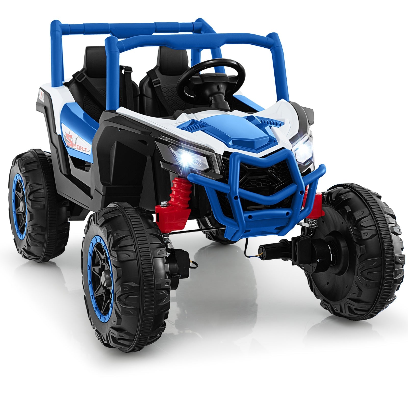 2-Seater Kids Ride on UTV with 2.4G Remote Control for over 3 Years Old Children, Navy Powered Ride On Toys Navy  at Gallery Canada