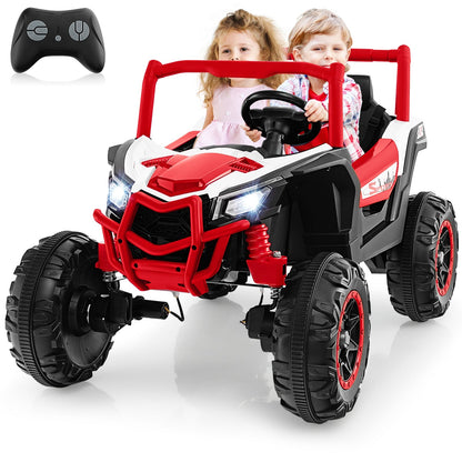 2-Seater Kids Ride on UTV with 2.4G Remote Control for over 3 Years Old Children, Red Powered Ride On Toys   at Gallery Canada