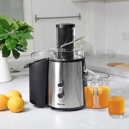 2 Speed Electric Juice Press for Fruit and Vegetable, Silver Juicers & Coffee Machines   at Gallery Canada