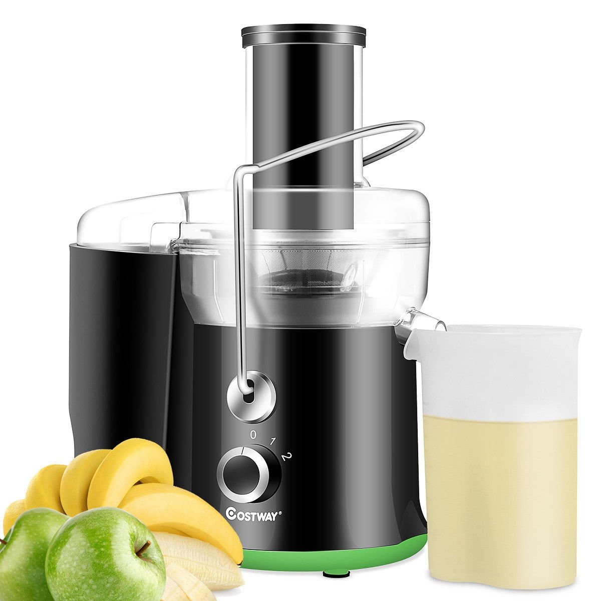 2 Speed Wide Mouth Fruit and Vegetable Centrifugal Electric Juicer, Black Juicers & Coffee Machines   at Gallery Canada