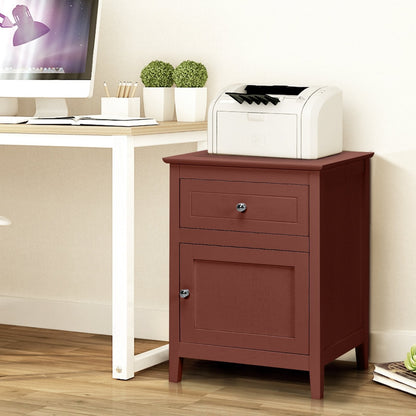 2-Tier Accent Table with Spacious Tabletop, Walnut Nightstands   at Gallery Canada