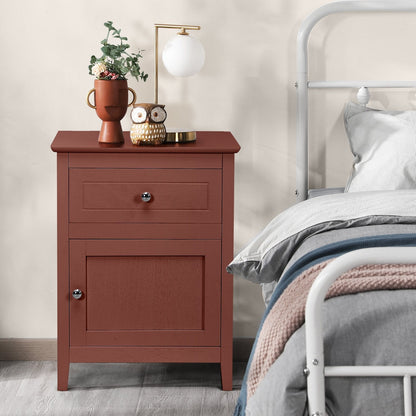 2-Tier Accent Table with Spacious Tabletop, Walnut Nightstands   at Gallery Canada