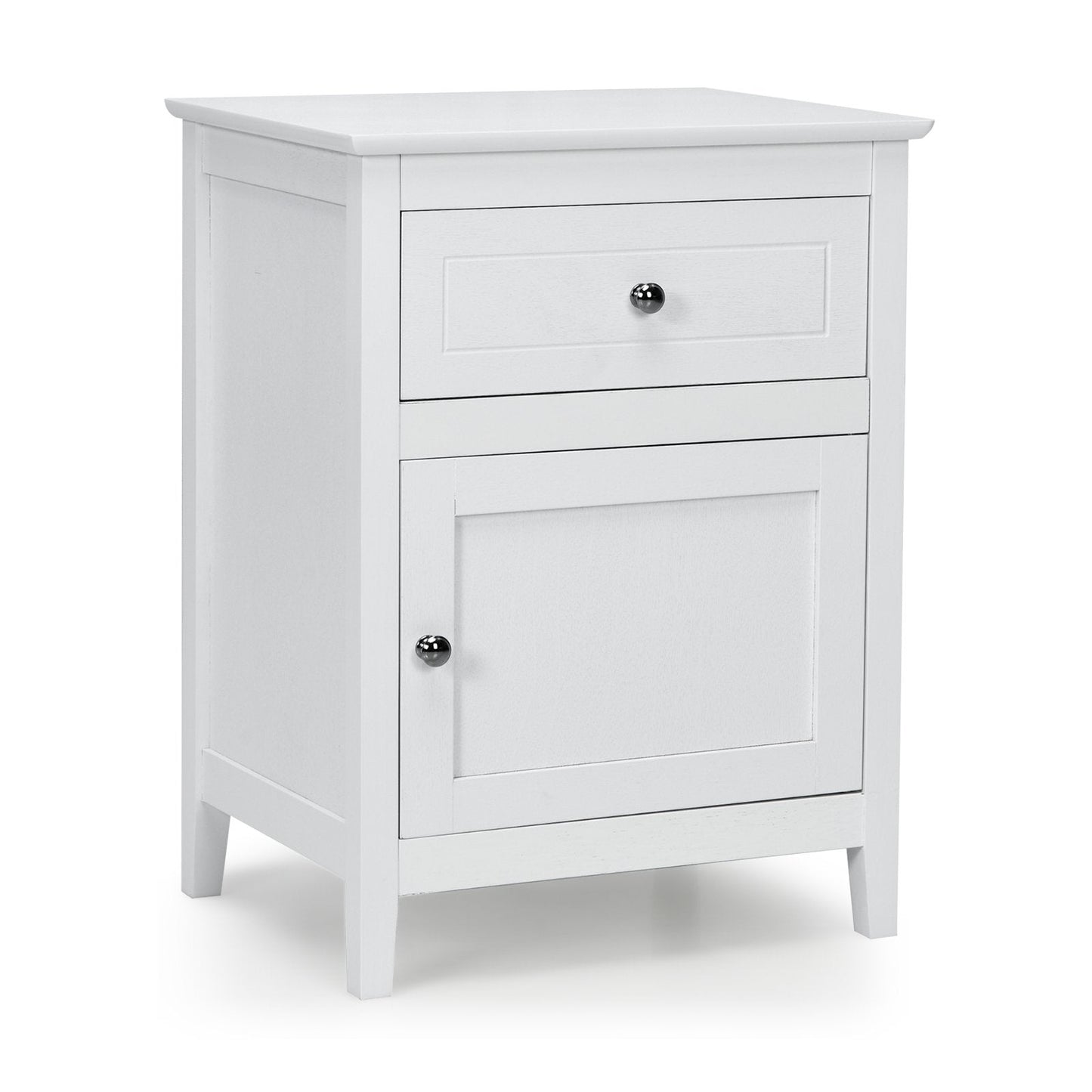 2-Tier Accent Table with Spacious Tabletop, White Nightstands   at Gallery Canada