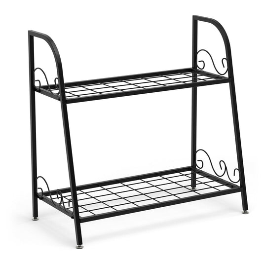 2-tier Patio Metal Plant Stand Plant Stands   at Gallery Canada