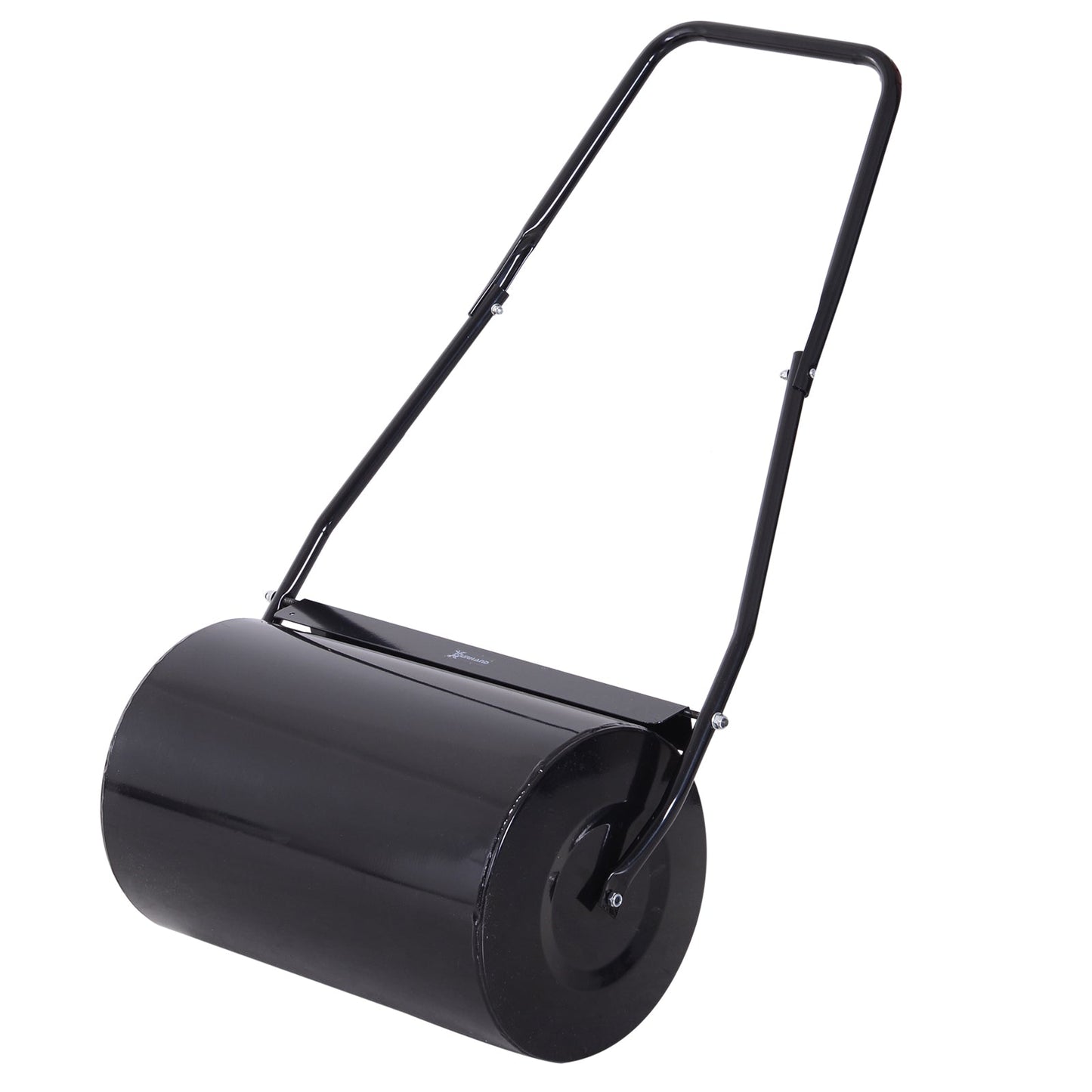 20" Heavy Duty Push/Tow Poly Lawn Roller Garden Roller Filled w/ Water or Sand Lawn Rollers Black  at Gallery Canada