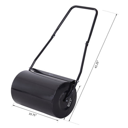 20" Heavy Duty Push/Tow Poly Lawn Roller Garden Roller Filled w/ Water or Sand Lawn Rollers   at Gallery Canada