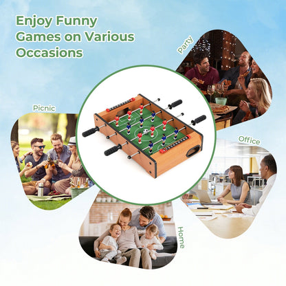 20 Inch Indoor Competition Game Soccer Table, Brown Game Room   at Gallery Canada