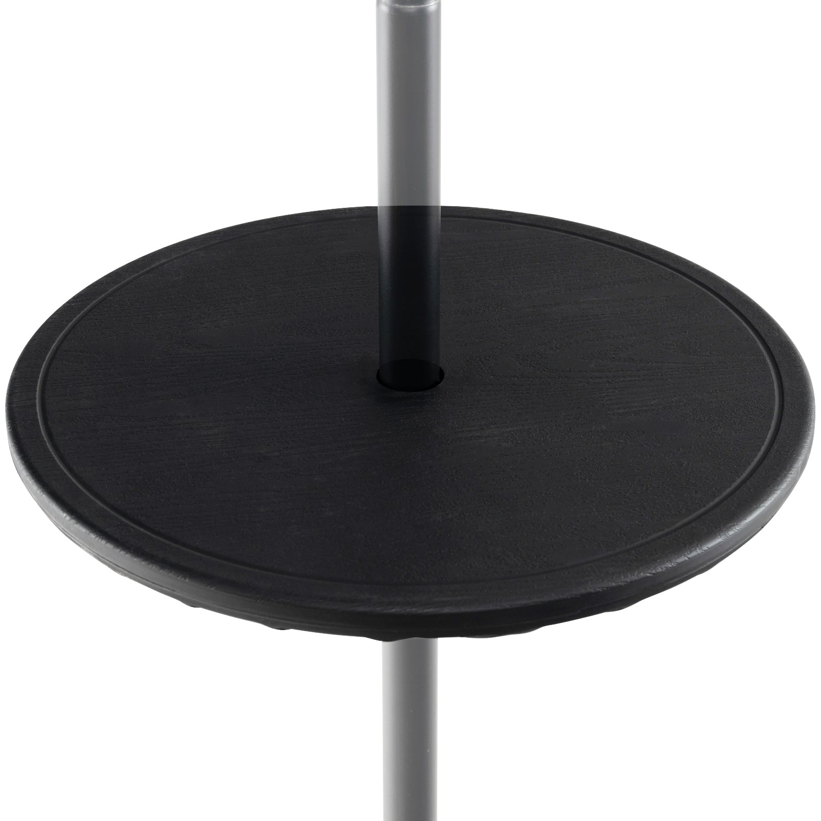 20 Inches Outdoor Adjustable Umbrella Table with 1.5 Inches Umbrella Hole, Black Outdoor Umbrella Bases   at Gallery Canada