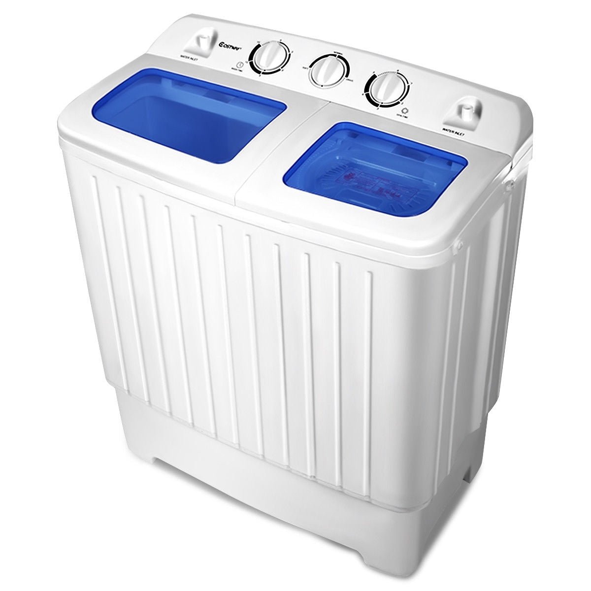 20 lbs Compact Twin Tub Washing Machine for Home Use, White Washing Machines   at Gallery Canada