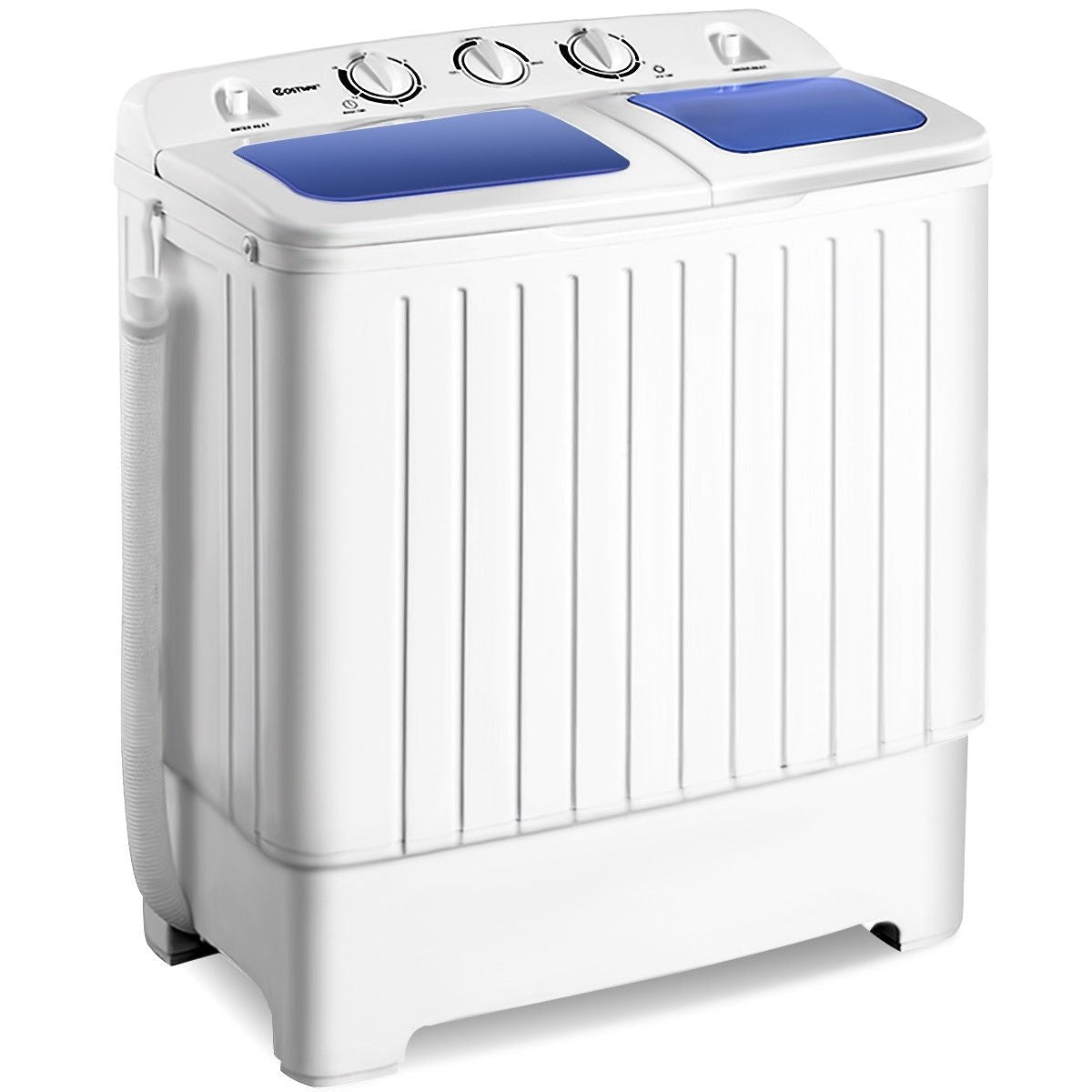 20 lbs Compact Twin Tub Washing Machine for Home Use, White Washing Machines White  at Gallery Canada