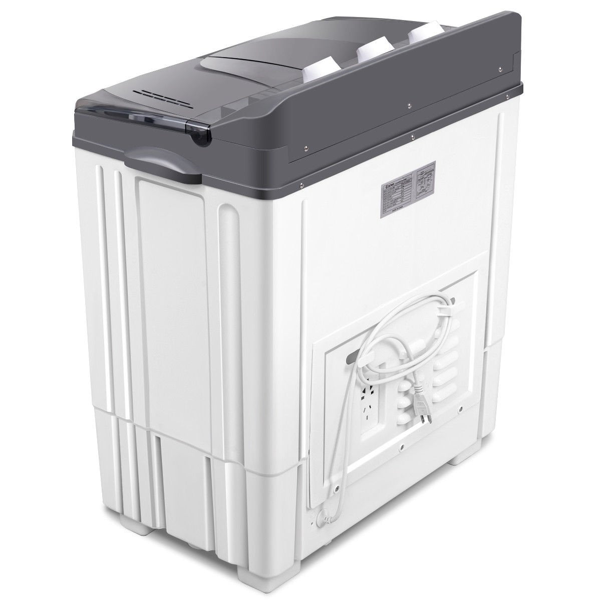 20 lbs Portable Semi-Automatic Twin-tub Washing Machine Washing Machines   at Gallery Canada