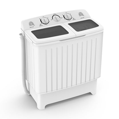 20 lbs Portable Washing Machine with Built-in Gravity Drain, Gray Washing Machines Gray  at Gallery Canada