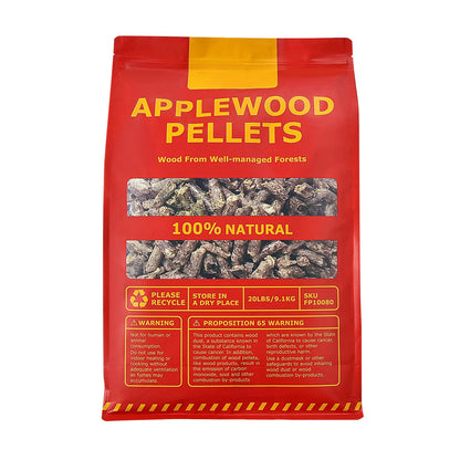 20 Pounds Apple Wood Pellets 100% All-Natural for Pellet Grills, Natural Outdoor Grills   at Gallery Canada