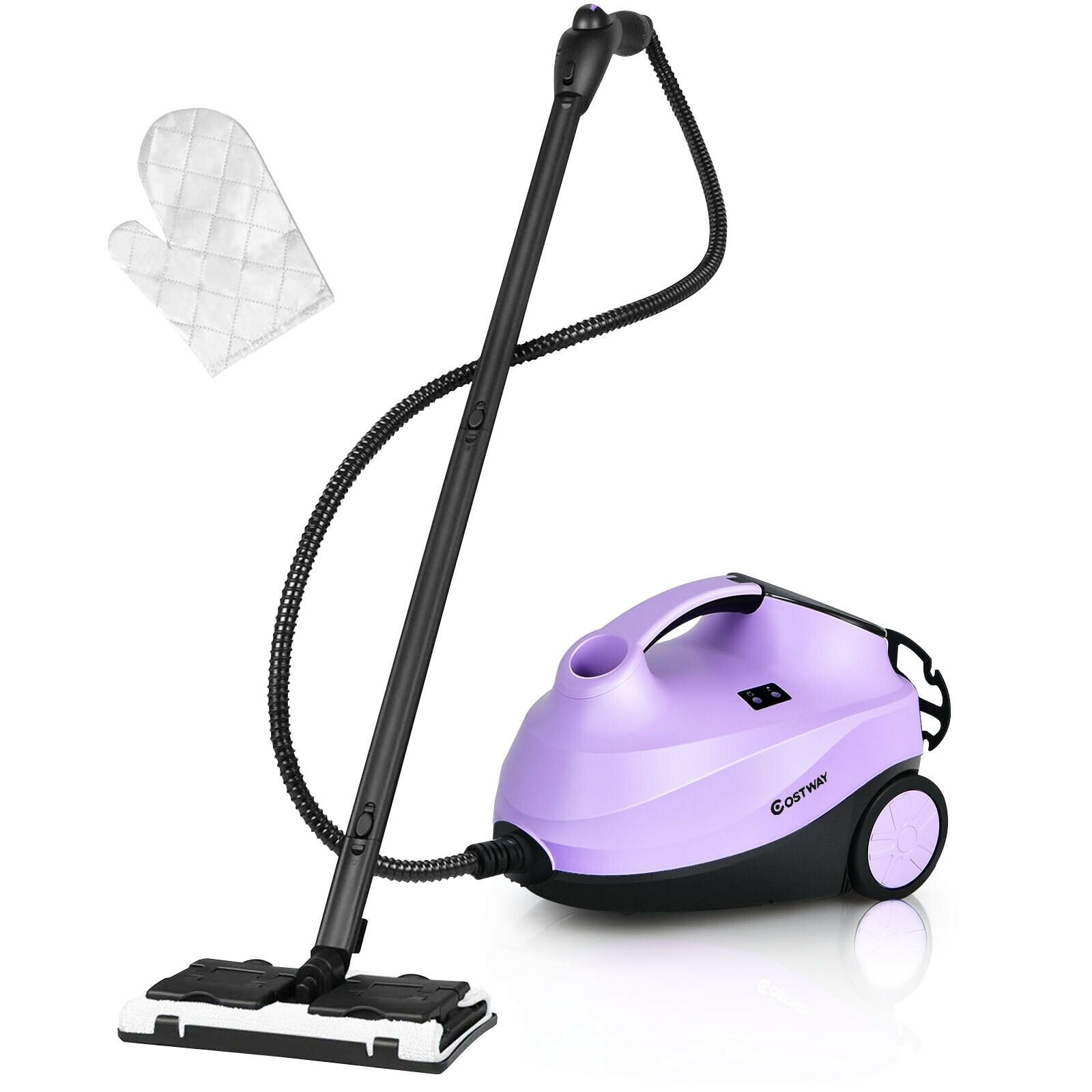 2000W Heavy Duty Multi-purpose Steam Cleaner Mop with Detachable Handheld Unit, Purple Vacuums & Cleaners   at Gallery Canada