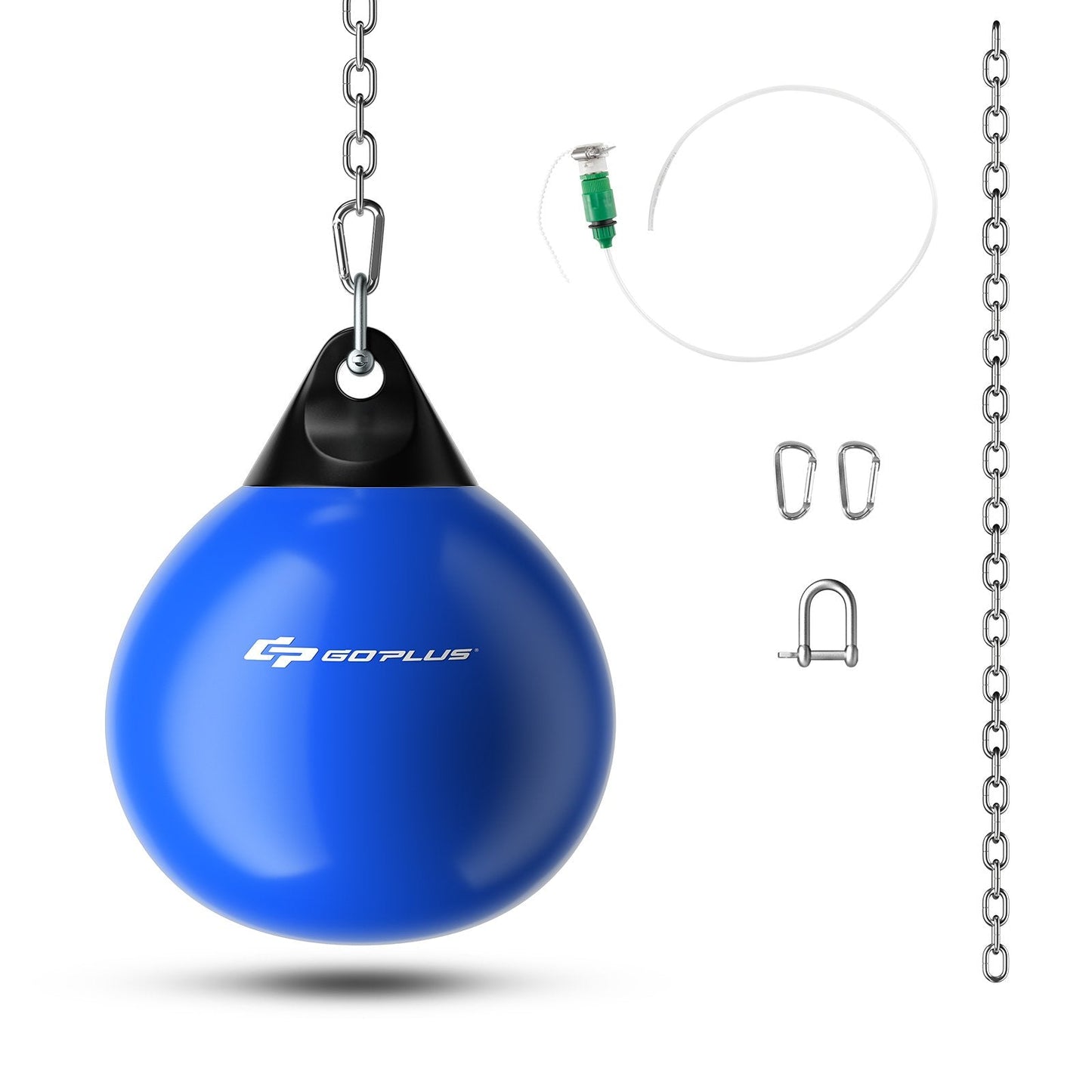 21 Inch Water Punching Bag with Adjustable Metal Chain, Blue Boxing & Martial Arts   at Gallery Canada