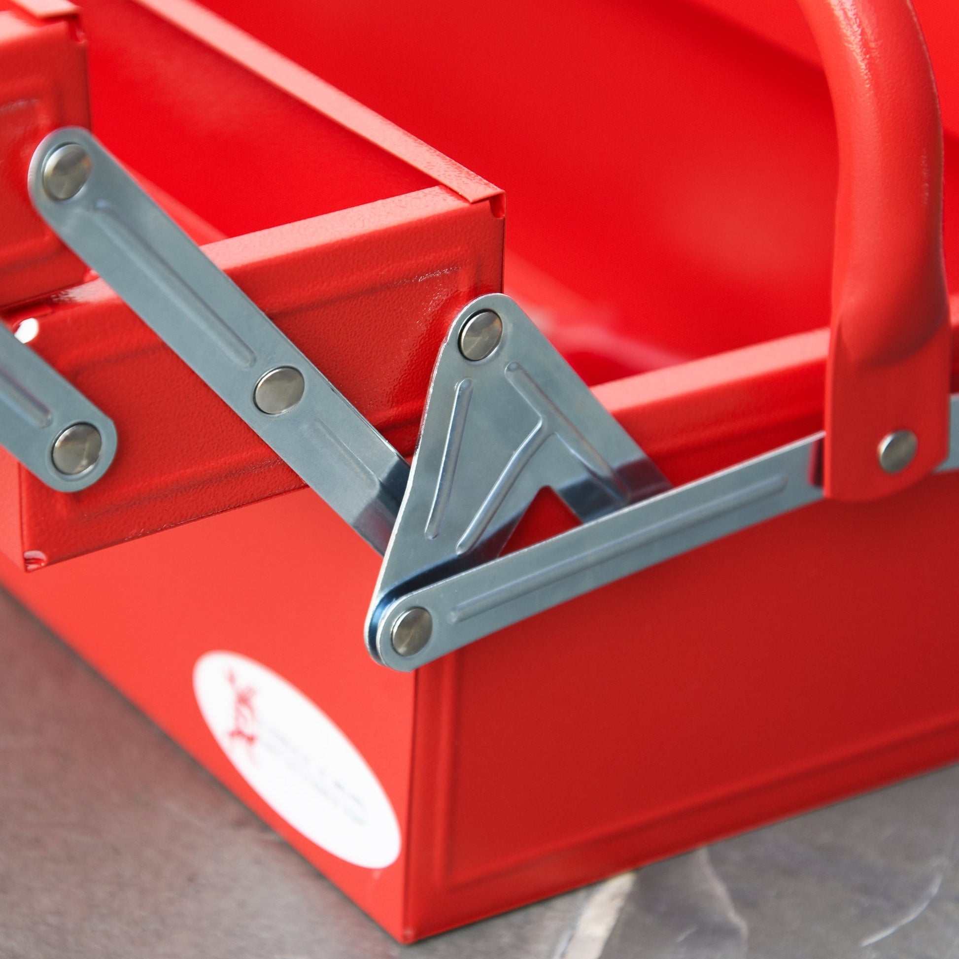 22" inches Metal Tool Box Portable 5-Tray Cantilever Steel Tool Chest Cabinet, Red Tool Organizers   at Gallery Canada