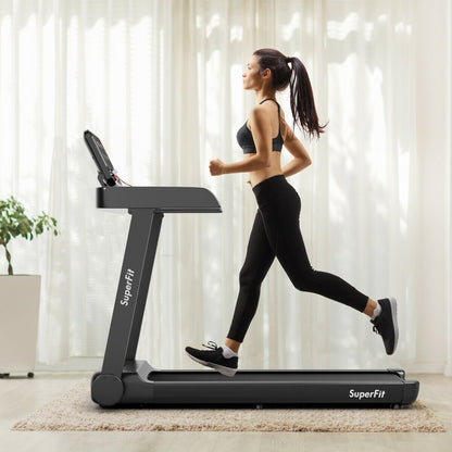 2.25 HP Electric Treadmill Running Machine with App Control, Black Treadmills   at Gallery Canada