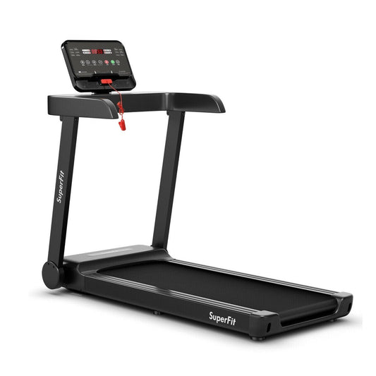 2.25 HP Electric Treadmill Running Machine with App Control, Black Treadmills   at Gallery Canada