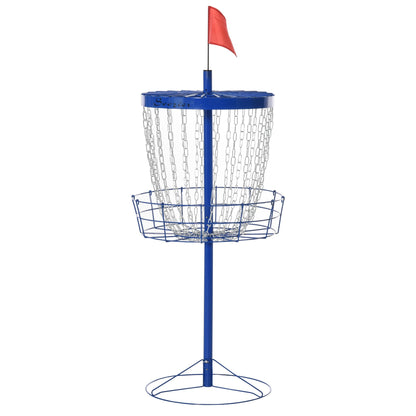 24-Chain Portable Practice Basket for Disc Golf Target Stand Easy Assembly &; Lightweight Basket w/ Carry Bag, Deep Blue Baseball Deep Blue  at Gallery Canada