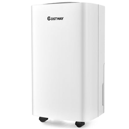 24 Pints 1500 Sq. Ft Portable Dehumidifier For Medium To Large Spaces, White Dehumidifiers   at Gallery Canada