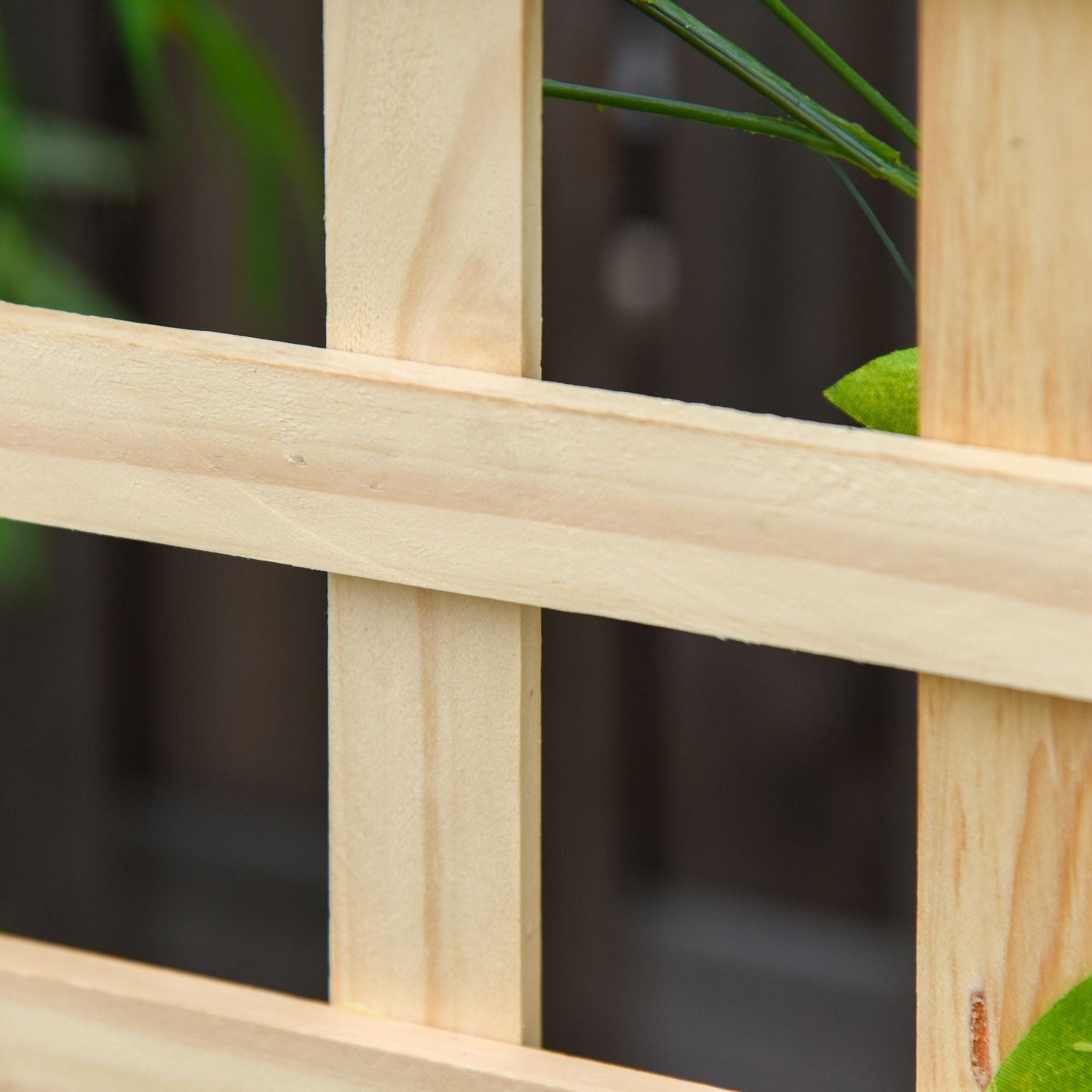 24" x 12" x 49" Raised Garden Bed with Trellis Board Back &; Strong Wooden Design &; Materials Elevated Garden Beds   at Gallery Canada