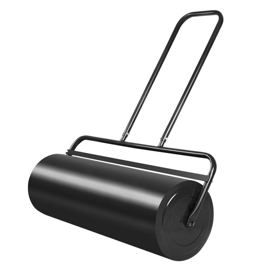 24 x 13 Inch Tow Lawn Roller Water Filled Metal Push Roller, Black Lawn Care Tools   at Gallery Canada